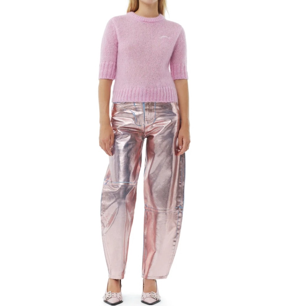 Ganni Foil Denim Stary Jeans